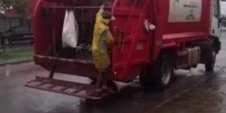 Morador grava vídeo denunciando as péssimas condições em que trabalham os garis, em Caracaraí-RR