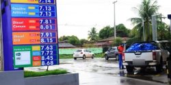 Gasolina fica abaixo de R$ 7 pela 1ª vez em três meses, em Boa Vista
