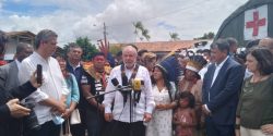 ‘Desumano o que eu vi aqui’, diz Lula sobre situação de indígenas em RR após visita à Casai